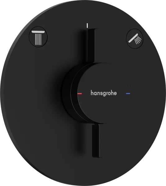 Hansgrohe Duoturn S Mixer For Concealed Installation For 2 Functions Matt Black