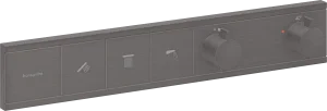 Hansgrohe Rainselect Thermostatic Shower Mixer Concealed 555 X 396 X 145mm Gunmetal/chrome - Brushed