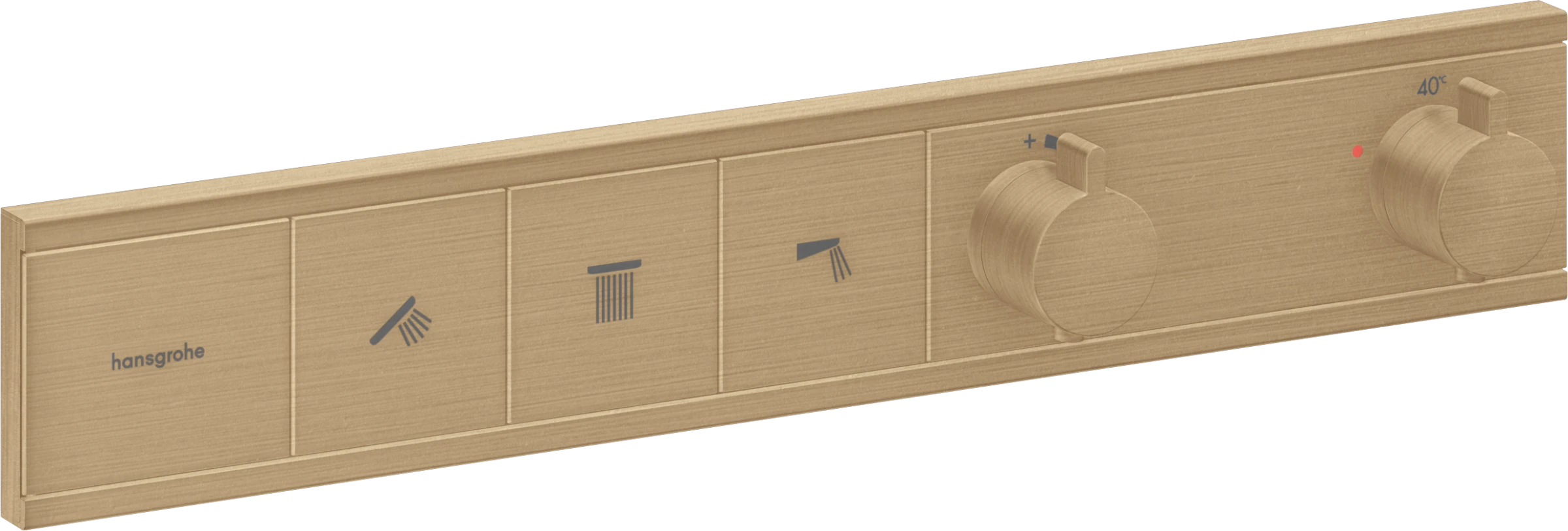Hansgrohe Rainselect Thermostatic Shower Mixer Concealed 555 X 393 X 148mm Bronze - Brushed