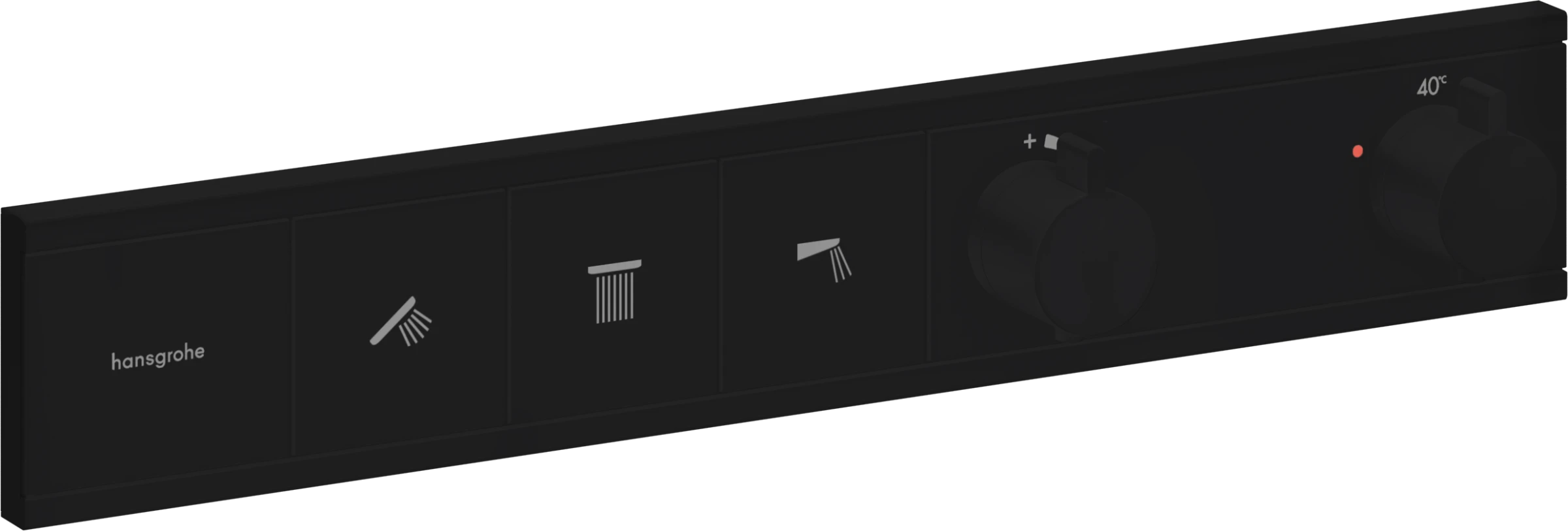 Hansgrohe Rainselect Thermostatic Shower Mixer Concealed 555 X 396 X 148mm Black - Matt