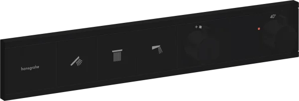 Hansgrohe Rainselect Thermostatic Shower Mixer Concealed 555 X 396 X 148mm Black - Matt