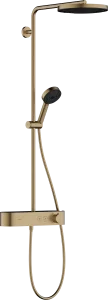 Hansgrohe Pulsify S Showerpipes With Thermostatic Mixer 1185 X 365 X 165mm Bronze - Brushed