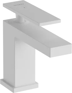 Hansgrohe Tecturis E Pillar Tap 396 X 204 X 70mm White - Matt
