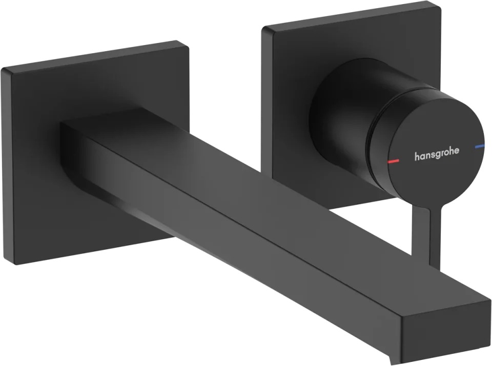 Hansgrohe Tecturis E Manual Mixers 262 X 235 X 85mm Black - Matt product image - Image 1