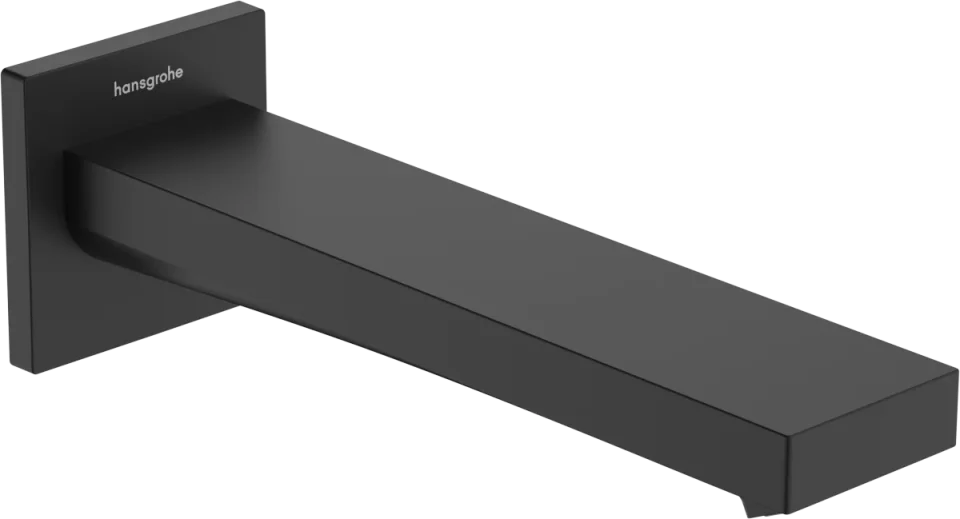 Hansgrohe Tecturis E Bath Fillers 260 X 80 X 90mm Black - Matt product image - Image 1