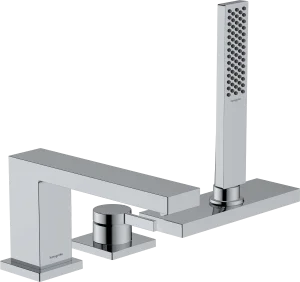 Hansgrohe Tecturis E Bath Mixers Concealed 540 X 280 X 220mm Gunmetal/chrome - Brushed