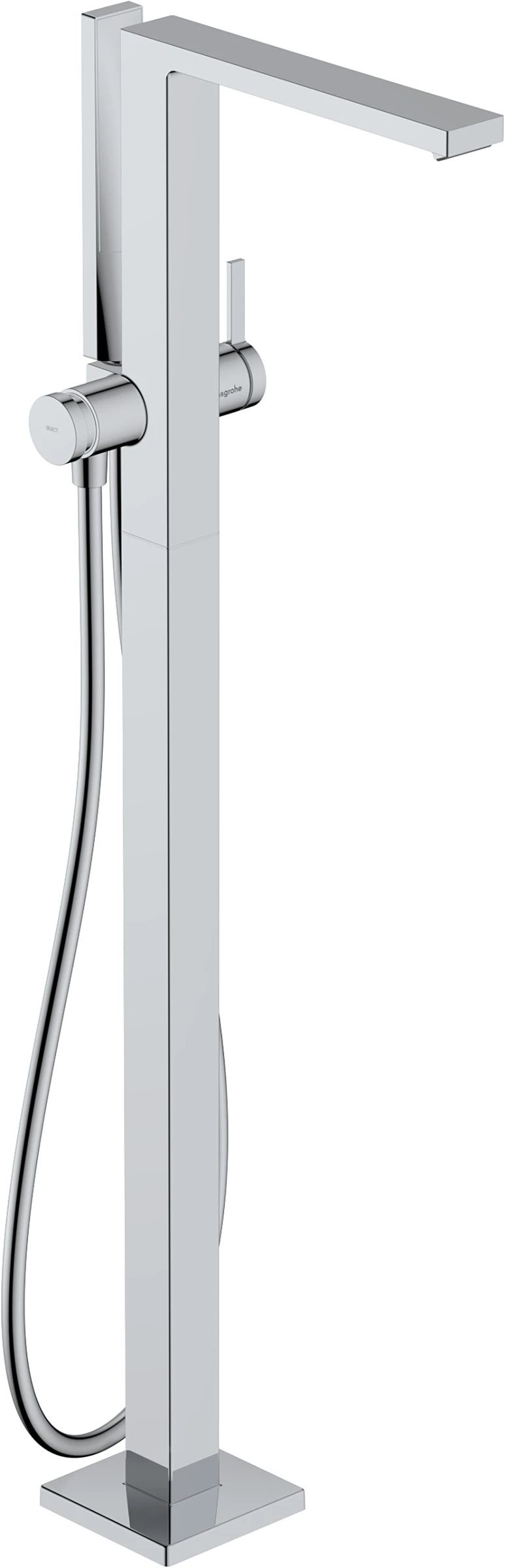 Hansgrohe Tecturis E Bath Mixers Concealed 1200 X 390 X 235mm Gunmetal/chrome - Brushed