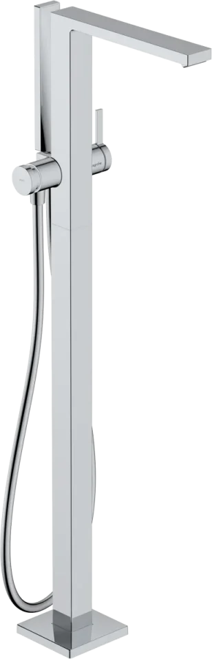 Hansgrohe Tecturis E Bath Mixers Concealed 1200 X 390 X 235mm Gunmetal/chrome - Brushed product image - Image 1