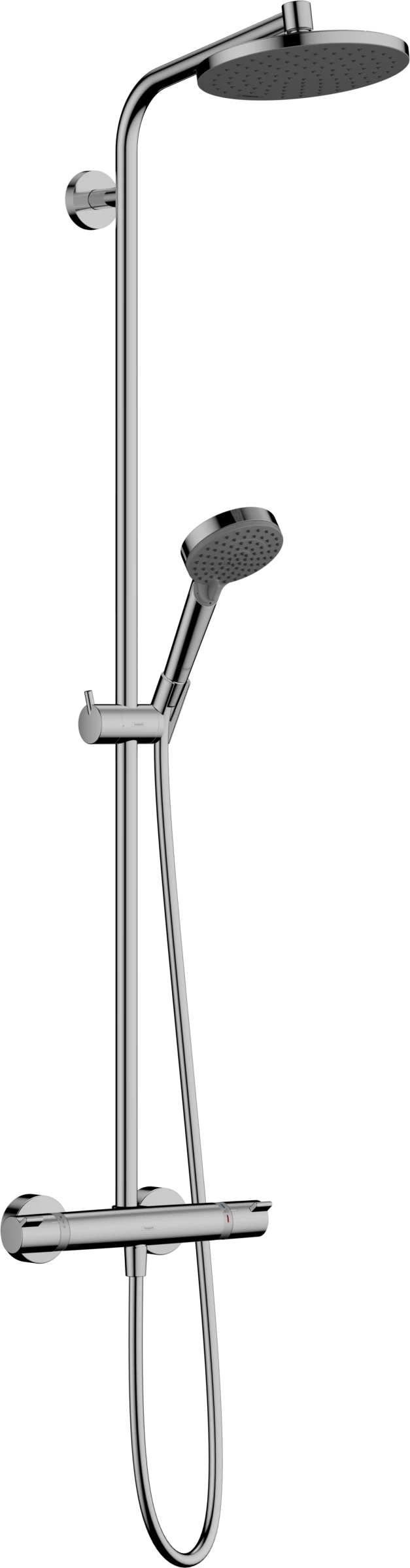 Hansgrohe Vernis Blend Showerpipes With Thermostatic Mixer 1095 X 360 X 110mm Chrome
