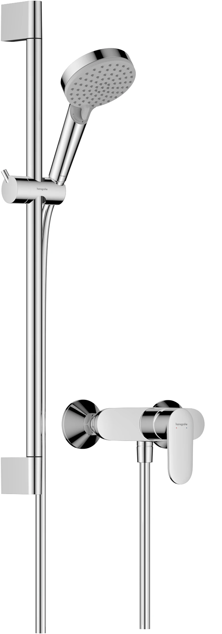 Hansgrohe Vernis Blend Shower Combination 690 X 195 X 115mm Chrome