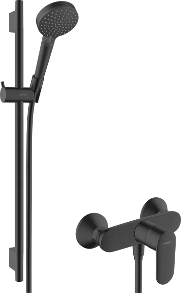 Hansgrohe Vernis Blend Shower Combination 690 X 195 X 115mm Black - Matt