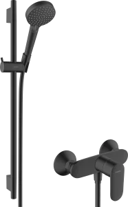 Hansgrohe Vernis Blend Shower Combination 690 X 195 X 115mm Black - Matt