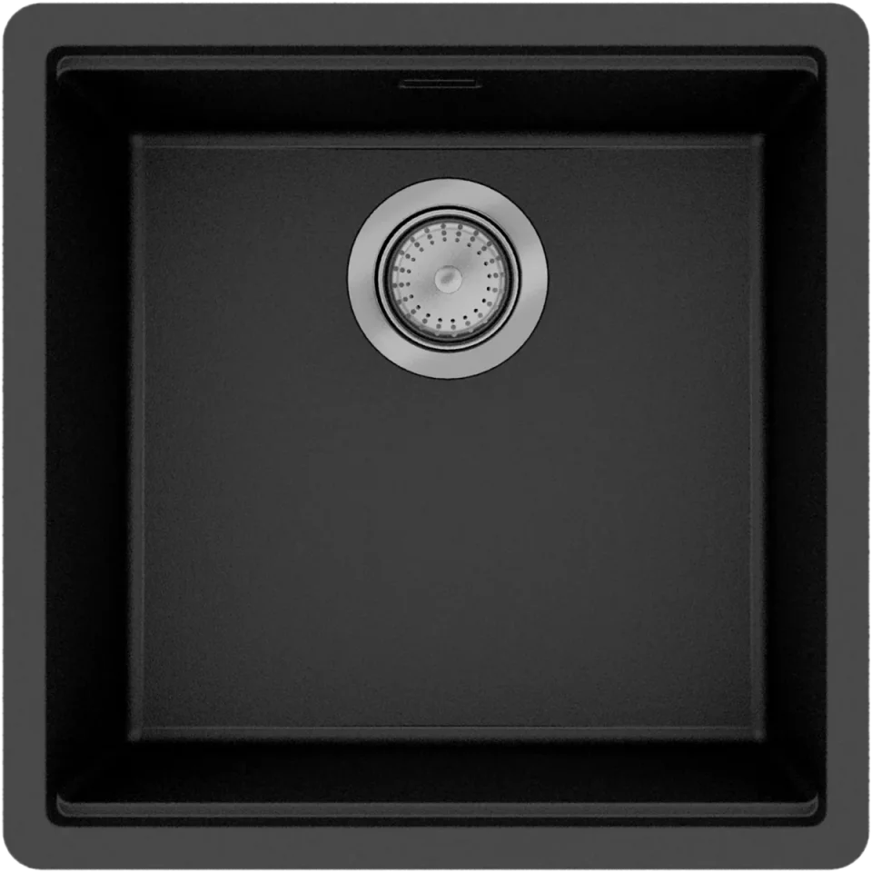 Hansgrohe S53 Sinks 435 X 565 X 317mm Black product image - Image 1