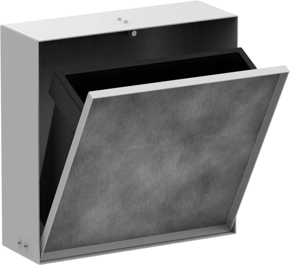 Hansgrohe Xtrastoris Rock Wall Niches 470 X 411 X 120mm White - Matt product image - Image 1