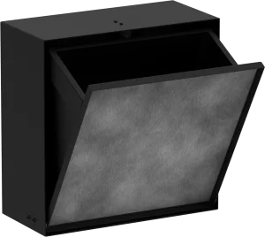 Hansgrohe Xtrastoris Rock Wall Niches 470 X 410 X 160mm Black - Matt