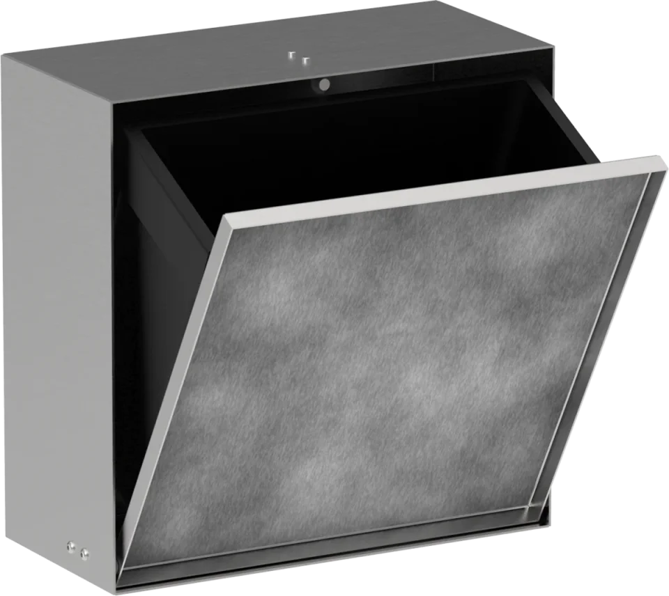 Hansgrohe Xtrastoris Rock Wall Niches 470 X 410 X 160mm Stainless Steel - Brushed product image - Image 1