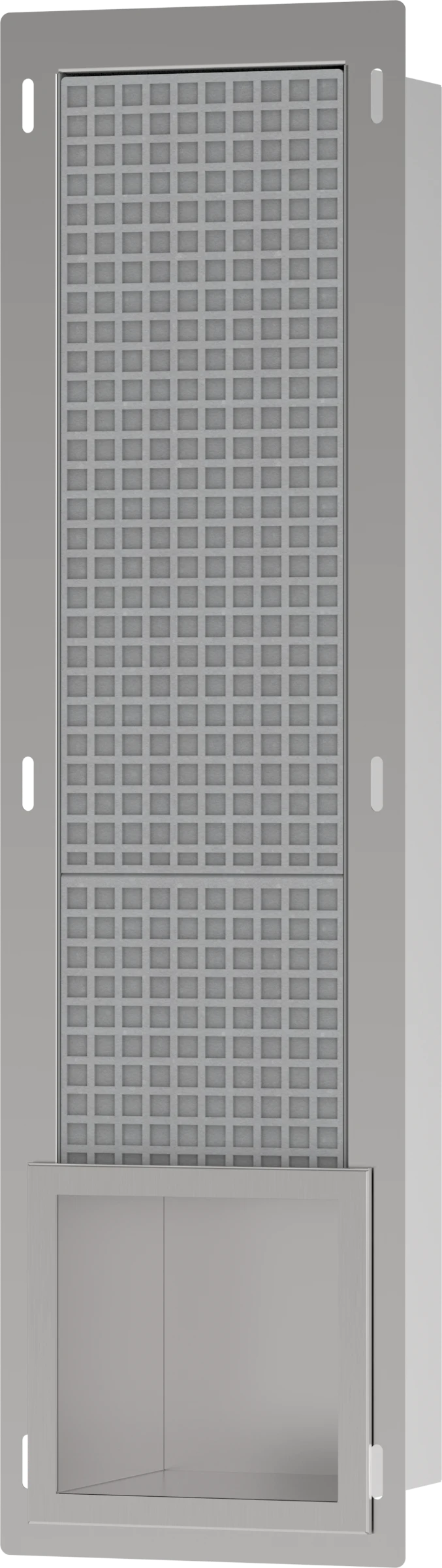 Hansgrohe Xtrastoris Original Wall Niches 820 X 260 X 160mm Stainless Steel - Brushed