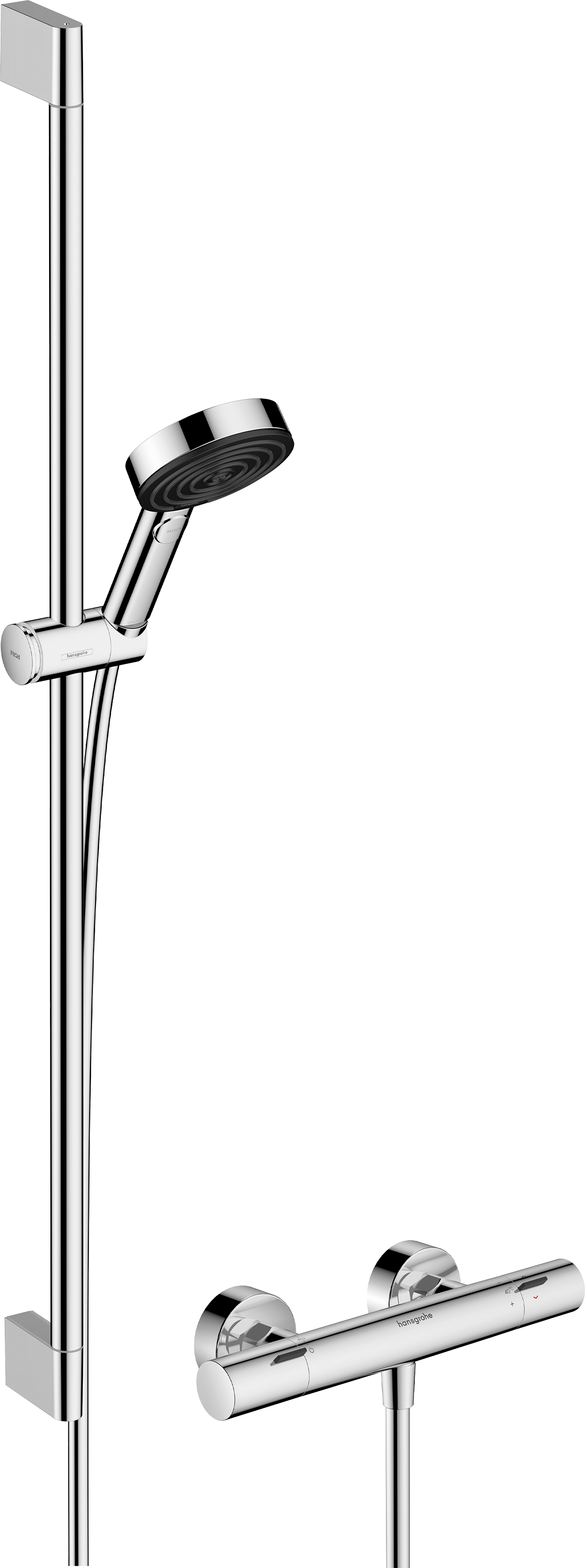 Hansgrohe Pulsify Select S Shower Combination 1010 X 190 X 80mm Chrome product image - Image 1