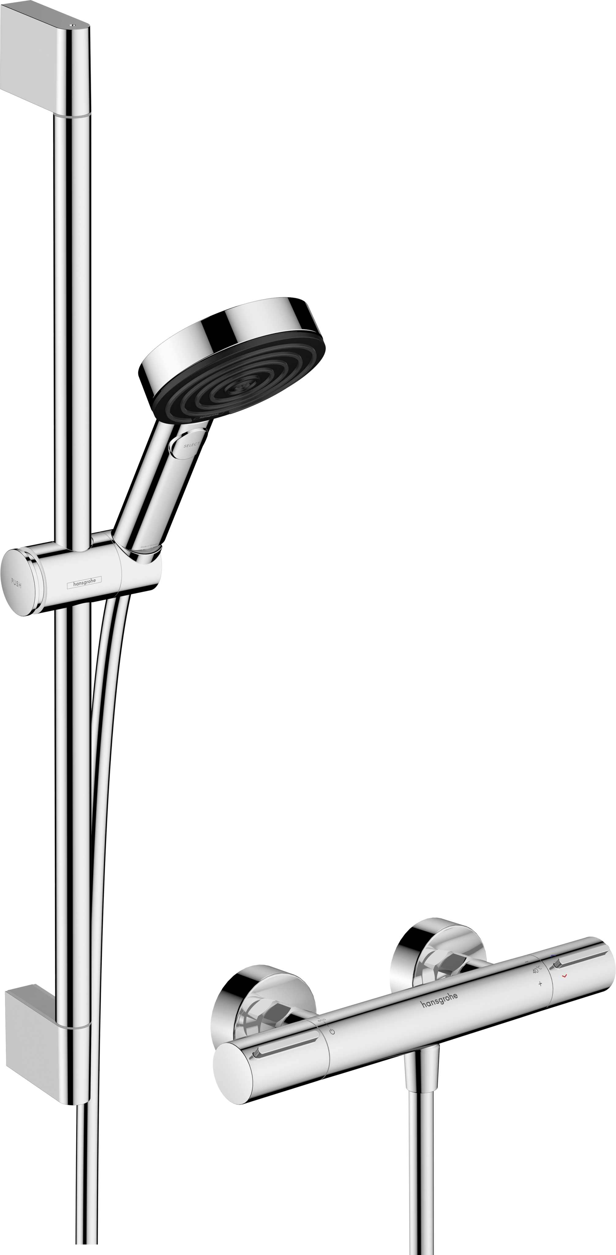Hansgrohe Pulsify Select S Shower Combination 775 X 190 X 80mm Chrome