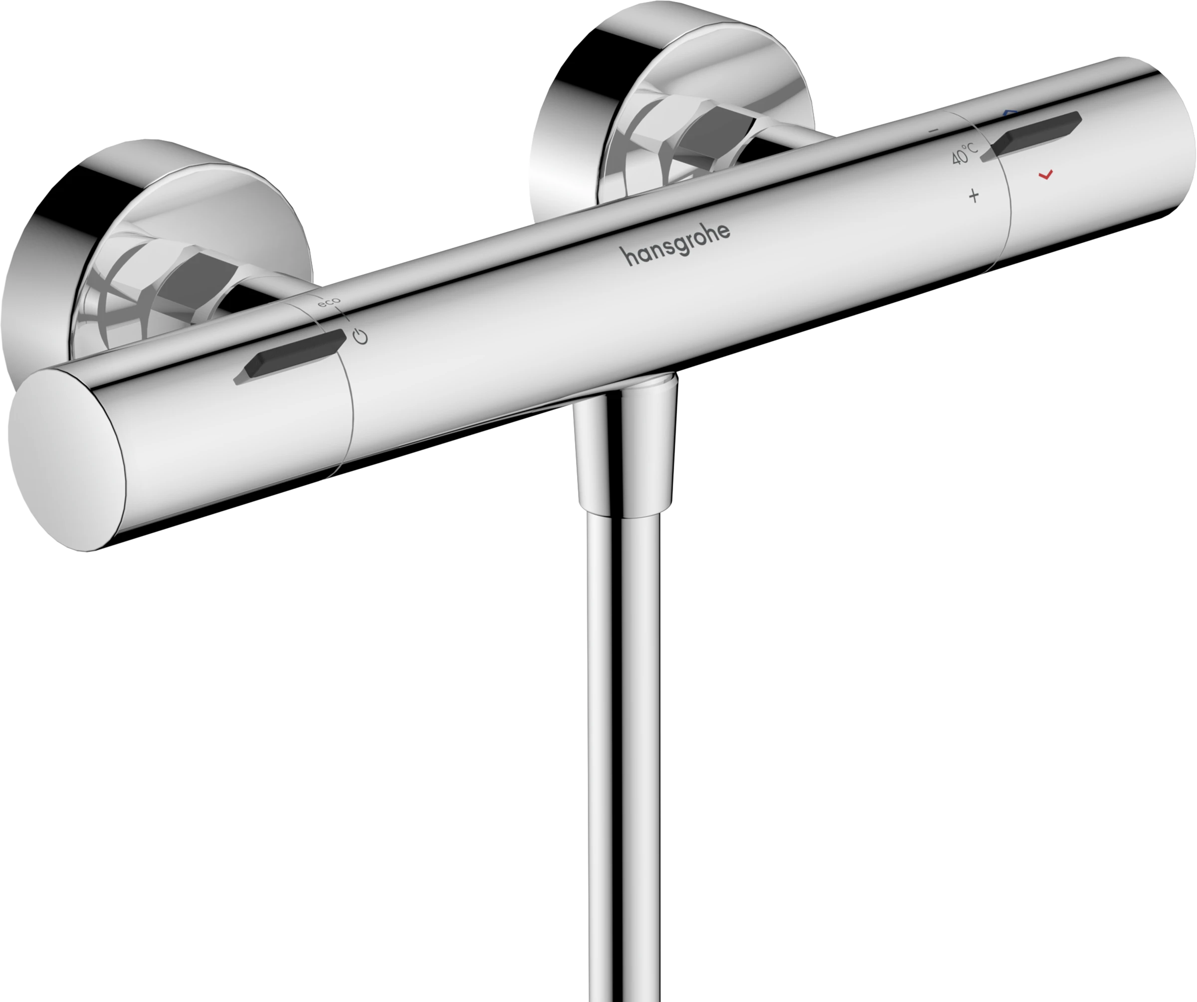 Hansgrohe Ecostat Fine Shower Thermostat For Exposed Installation Chrome