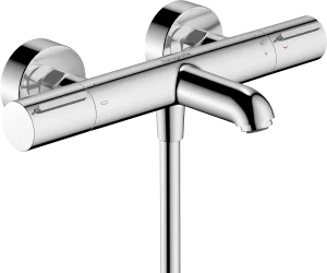Hansgrohe Ecostat Element Thermostatic Bath Filler Mixer Exposed 366 X 226 X 103mm Chrome