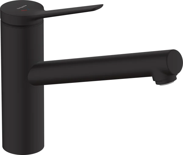 Hansgrohe Zesis M33 Single Lever Kitchen Mixer 150, Coolstart, Ecoselection, 1jet Matt Black