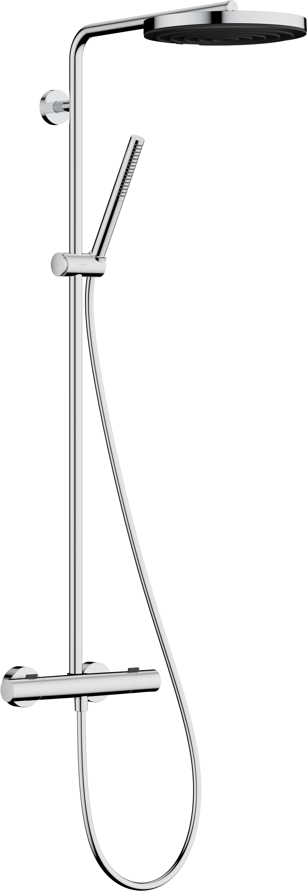 Hansgrohe Pulsify S Puro Showerpipes With Thermostatic Mixer 1099 X 356 X 112mm Chrome