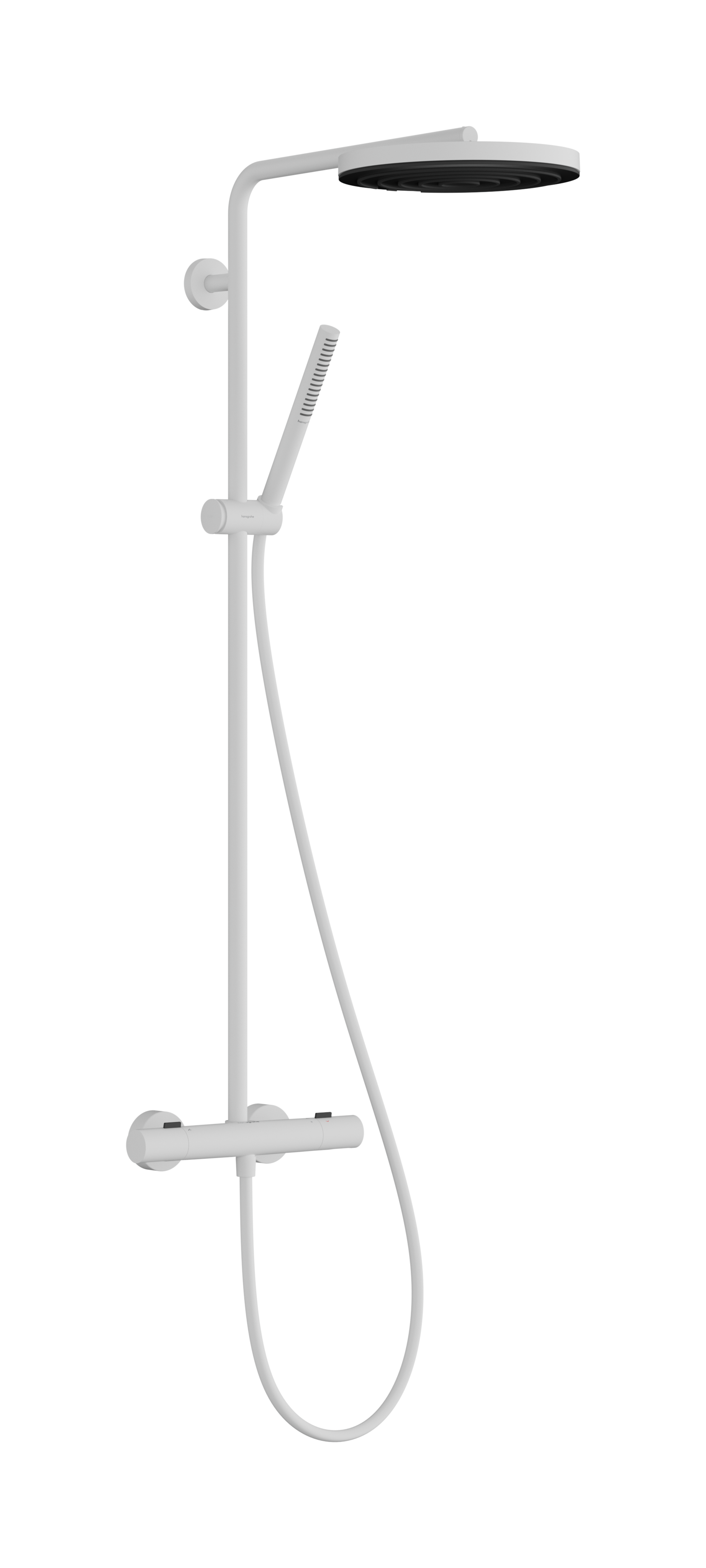 Hansgrohe Pulsify S Puro Showerpipes With Thermostatic Mixer 1099 X 356 X 112mm White - Matt product image - Image 1