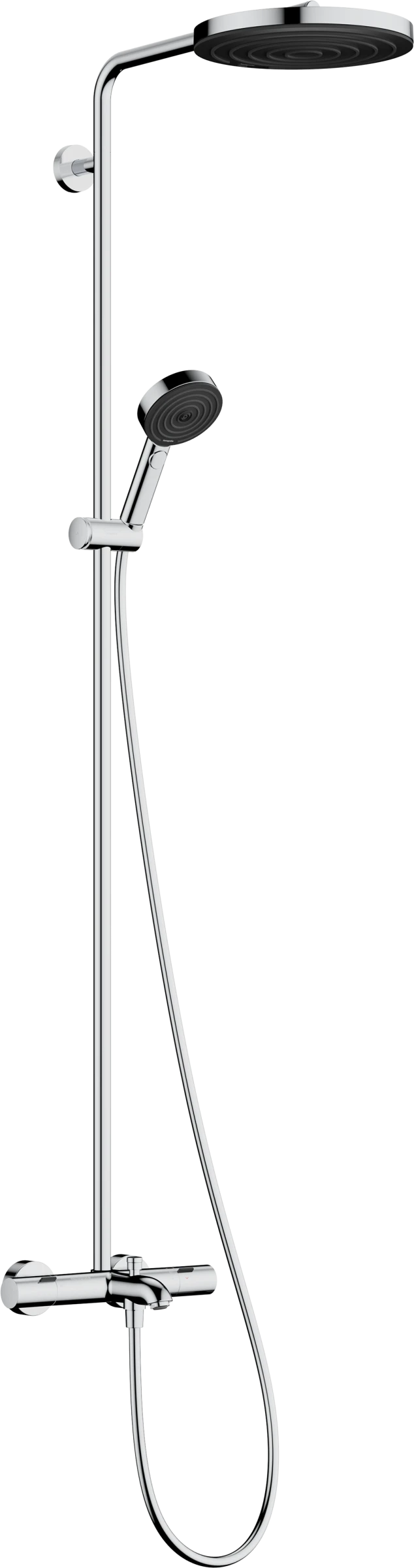 Hansgrohe Pulsify S Puro Showerpipes With Thermostatic Mixer 1099 X 356 X 112mm Chrome