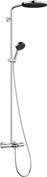 Hansgrohe Pulsify S Puro Showerpipes With Thermostatic Mixer 1099 X 356 X 112mm Chrome