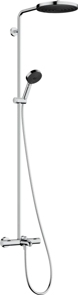 Hansgrohe Pulsify S Puro Showerpipes With Thermostatic Mixer 1099 X 356 X 112mm Chrome product image - Image 1