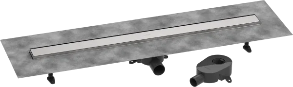 Hansgrohe Raindrain Go Shower Wastes 1183 X 163 X 132mm Stainless Steel - Brushed