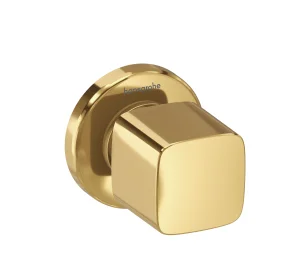 Hansgrohe Metris Shut-off Valves 130 X 110 X 87mm Gold - Polished