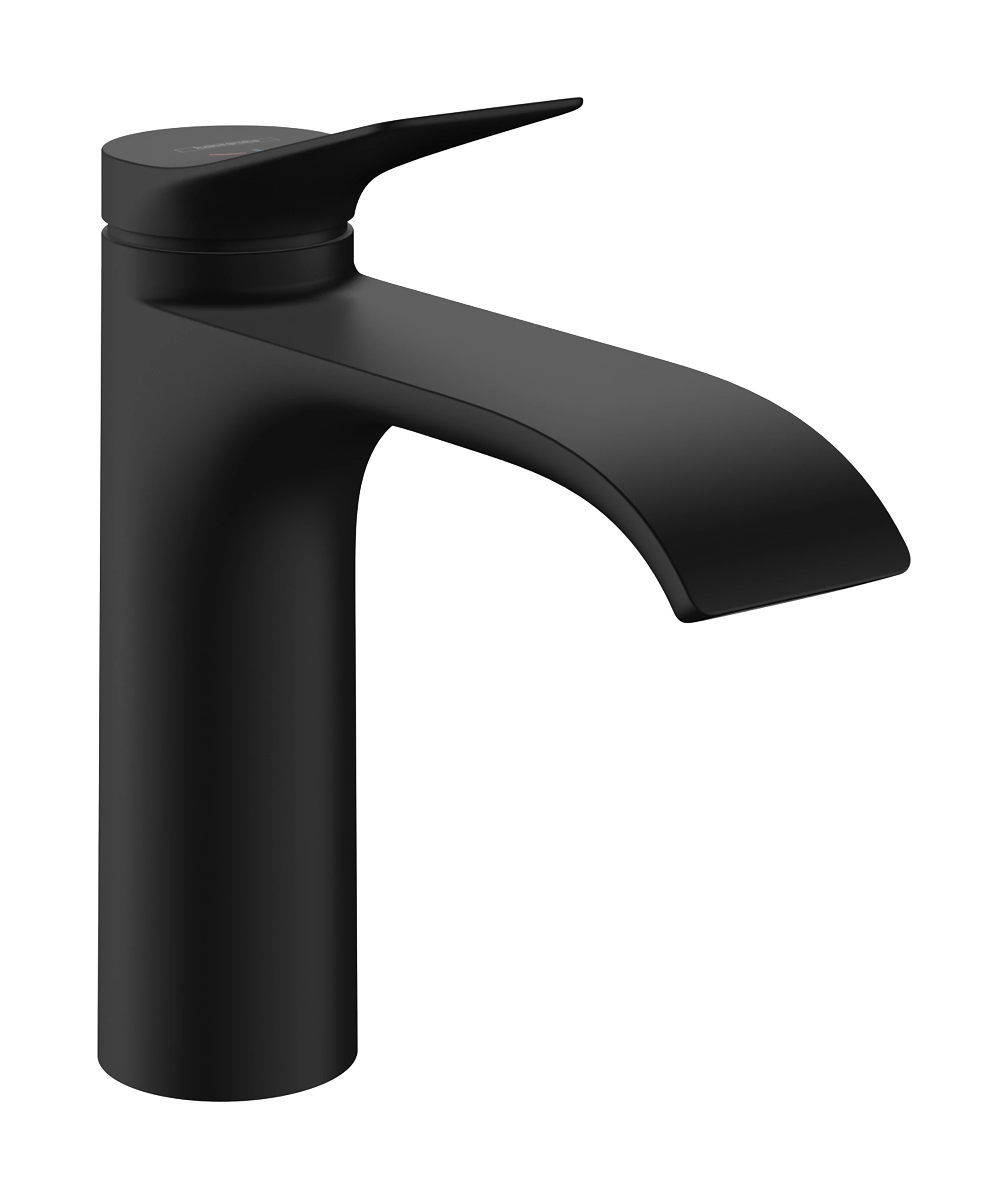 Hansgrohe Vivenis Single Lever Basin Mixer 110 Coolstart With Pop-up Waste Set Matt Black