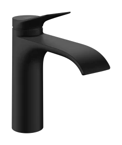 Hansgrohe Vivenis Single Lever Basin Mixer 110 Coolstart With Pop-up Waste Set Matt Black