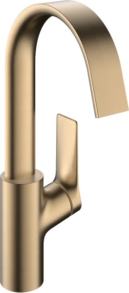 Hansgrohe Vivenis Single Lever Basin Mixer 210 With Swivel Spout Without Waste Set Brushed Bronze
