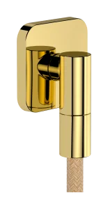 Hansgrohe Fixfit Fine Q Wall Outlet 97 X 83 X 65mm Gold - Polished