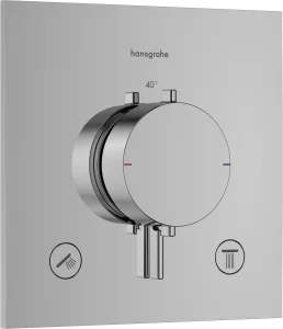 Hansgrohe Ecostat Comfort E Thermostatic Shower Mixer Concealed 262 X 233 X 168mm Chrome