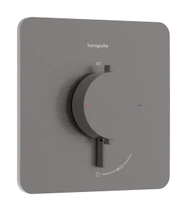 Hansgrohe Ecostat Comfort Q Thermostatic Shower Mixer Concealed 262 X 233 X 168mm Gunmetal/chrome - Brushed