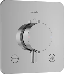 Hansgrohe Ecostat Comfort Q Thermostatic Shower Mixer Concealed 262 X 233 X 168mm Chrome