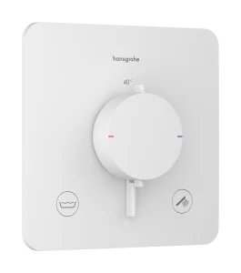 Hansgrohe Ecostat Comfort Q Thermostat For Concealed Installation For 2 Functions With Integrated Security Combination According To En1717 Matt White