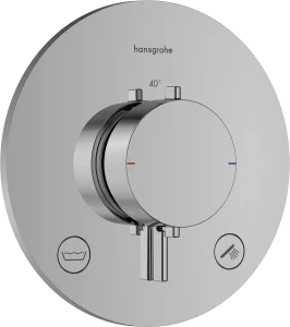 Hansgrohe Ecostat Comfort S Thermostatic Shower Mixer Concealed 262 X 233 X 168mm Chrome