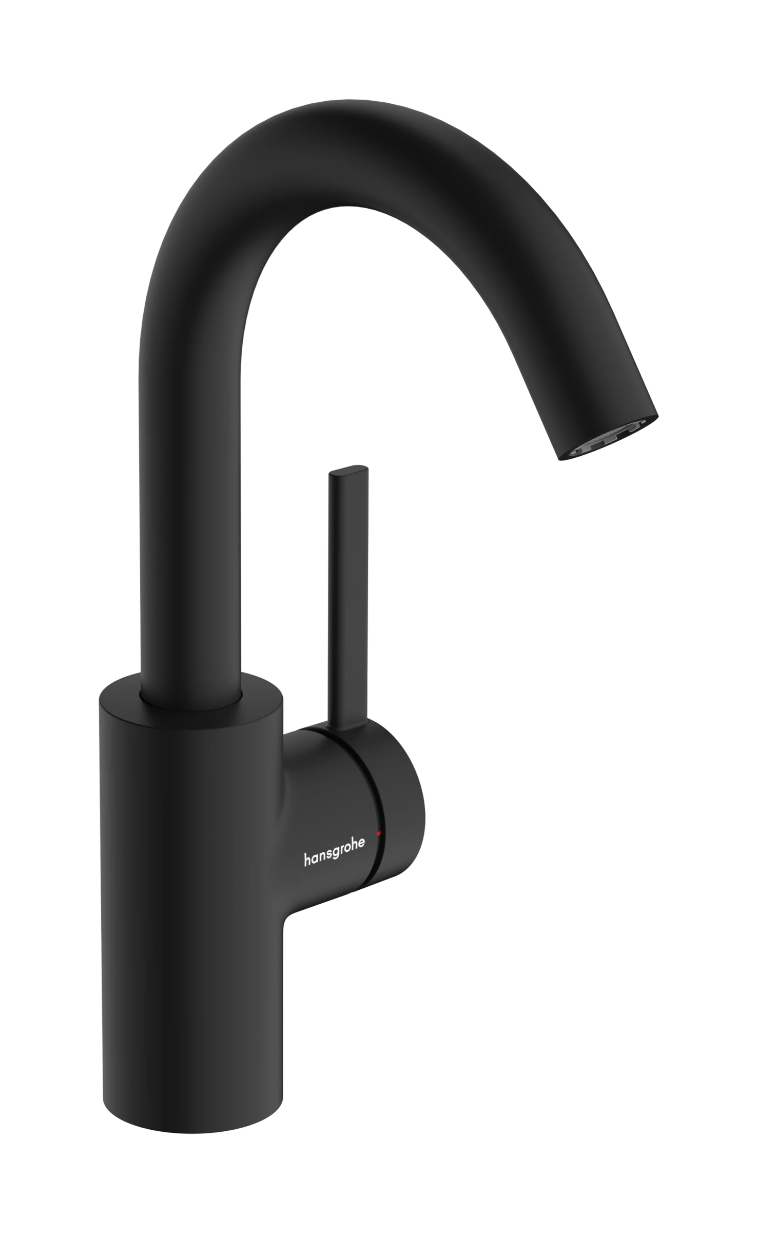 Hansgrohe Zesis S Single Lever Basin Mixer 210 Coolstart With Swivel-spout And Push-open Waste Set Matt Black