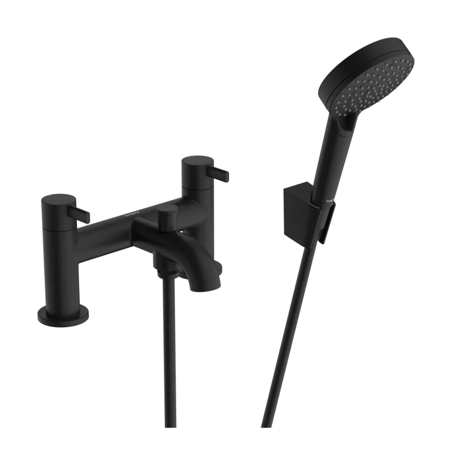 Hansgrohe Zesis S Bath Mixers Concealed 281 X 221 X 183mm Black - Matt product image - Image 1