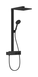 Hansgrohe Raindance E Showerpipes With Thermostatic Mixer 1150 X 355 X 250mm Black - Matt