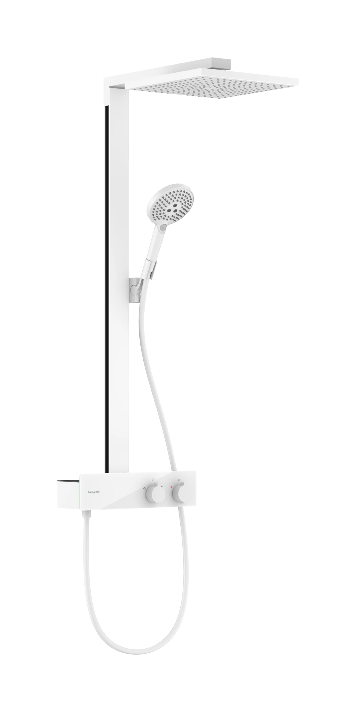 Hansgrohe Raindance E Showerpipes With Thermostatic Mixer 1150 X 355 X 250mm White - Matt