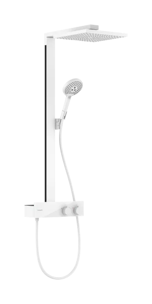Hansgrohe Raindance E Showerpipes With Thermostatic Mixer 1150 X 355 X 250mm White - Matt