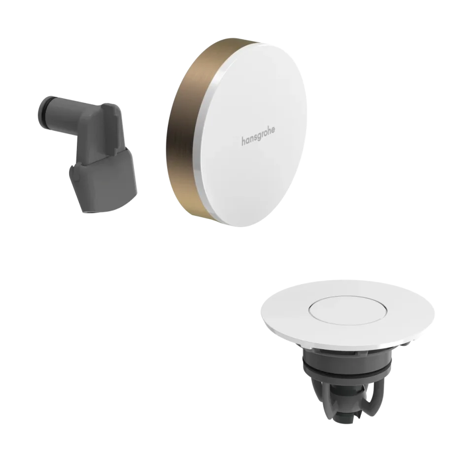 Hansgrohe Exafill Bath Filler With Waste And Overflow 130 X 110 X 85mm product image - Image 1