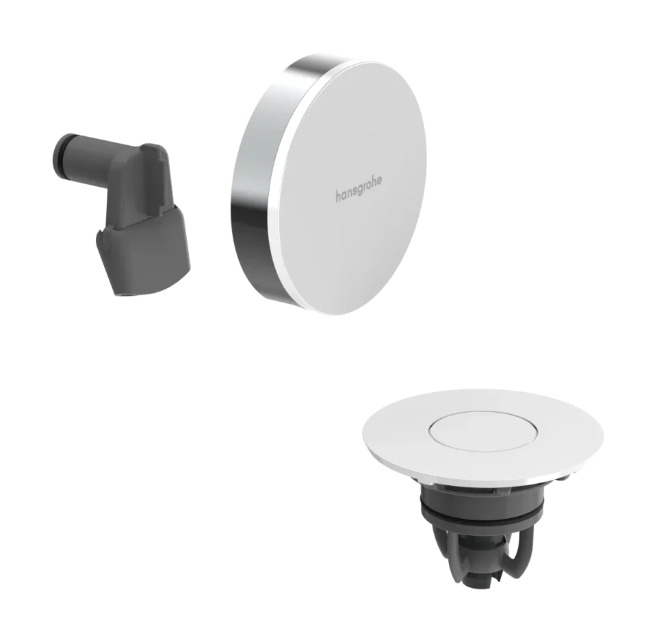 Hansgrohe Exafill Bath Filler With Waste And Overflow 130 X 110 X 85mm product image - Image 1