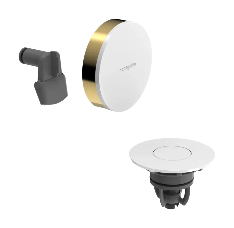 Hansgrohe Exafill Bath Filler With Waste And Overflow 130 X 110 X 85mm product image - Image 1